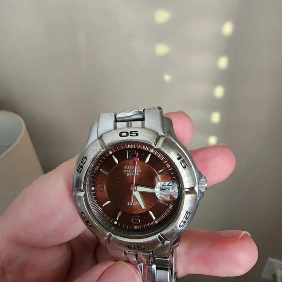 Guess Watches  Waterpro Stainless Steel wrist  7" - Picture 2 of 7